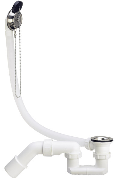 Слив-перелив Viega для ванны, белый (311537). Фото 1