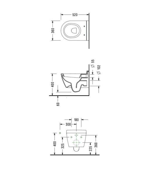 SM25SL Smart унитаз подвесной, с тонким сиденьем с микролифтом, Serel. Фото 2