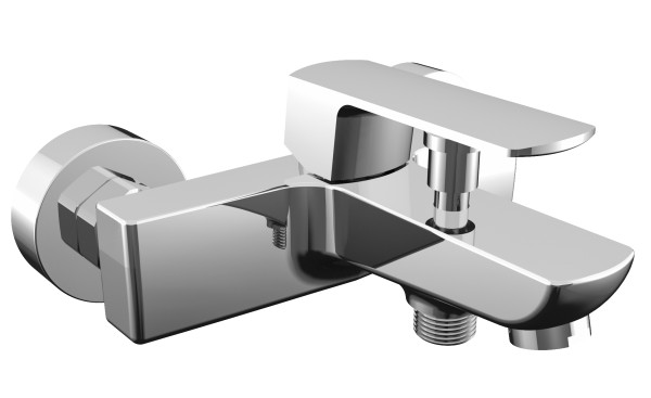 Смеситель AZARIO ATRI для ванны с коротким изливом, хром (AZ-15960501). Фото 1