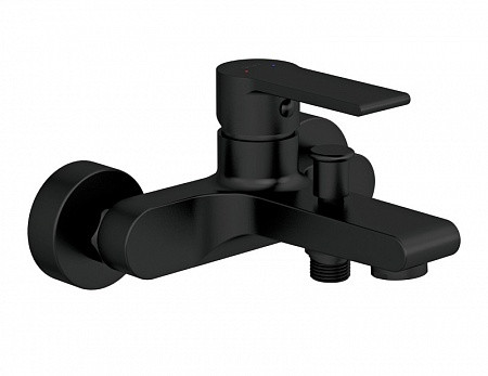 Смеситель Cersanit для ванны BRASKO BLACK однорычажный черный. Фото 1