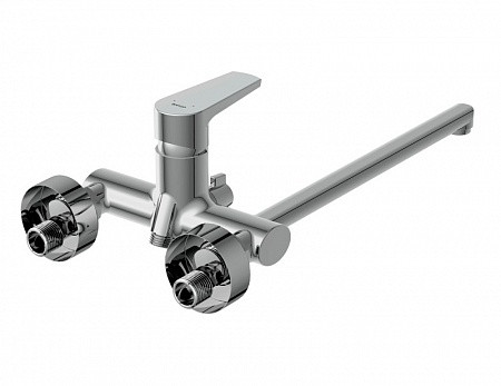 Смеситель Cersanit для ванны MODUO с длинным изливом однорычажный. Фото 1