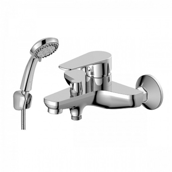 Смеситель Decoroom DR72036 одноручный для ванны с коротким изливом, хром. Фото 1