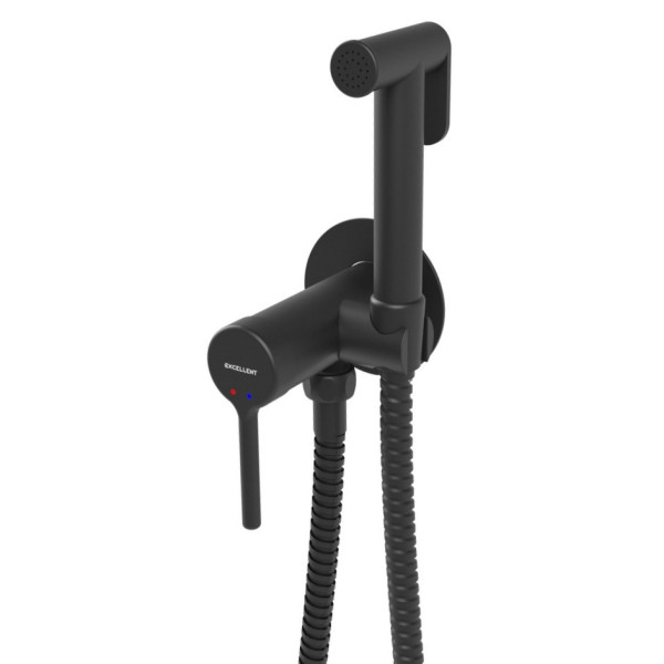 Смеситель для биде скрытого монтажа EXCELLENT Pi AREX.1204BL (черный мат). Фото 1