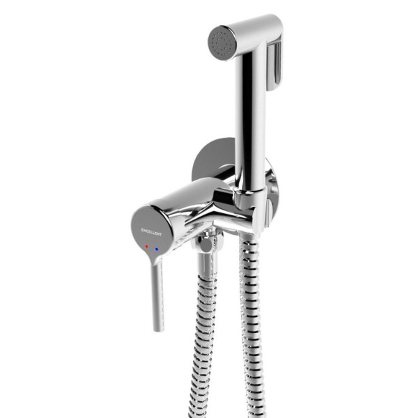 Смеситель для биде скрытого монтажа EXCELLENT Pi AREX.1204CR (хром). Фото 1