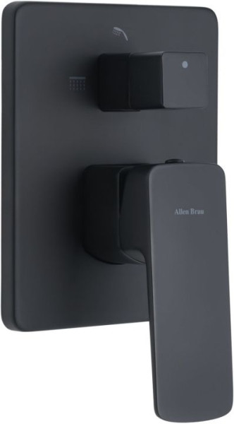 Смеситель для душа Allen Brau Infinity X2 5.21014-31 (с внутренней частью) черный матовый. Фото 1