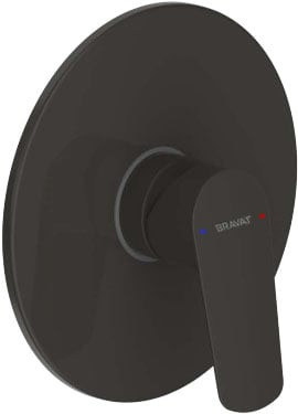 Смеситель для душа Bravat Rhein черный (PB8429564BW-ENG). Фото 1