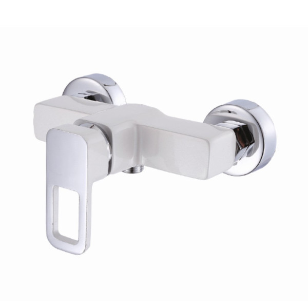 Смеситель для душа D-Lin D160366-C, белый/хром. Фото 1