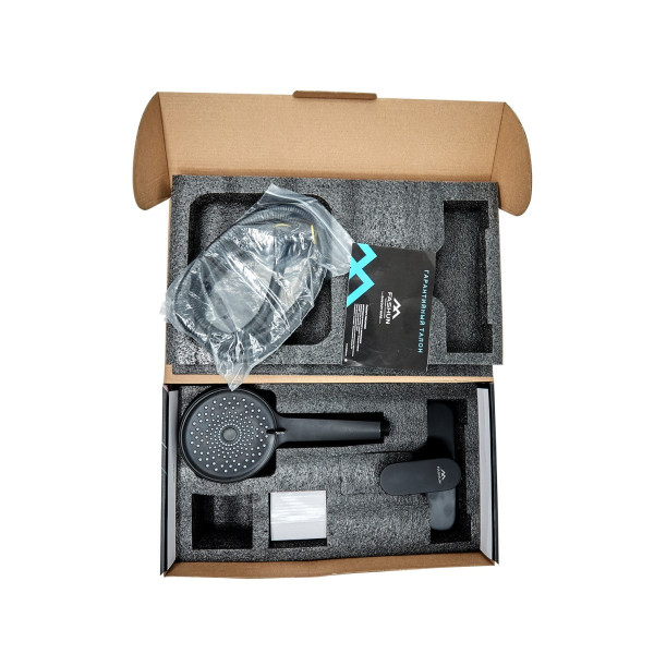 Смеситель для душа FASHUN A2085-7, черный. Фото 3