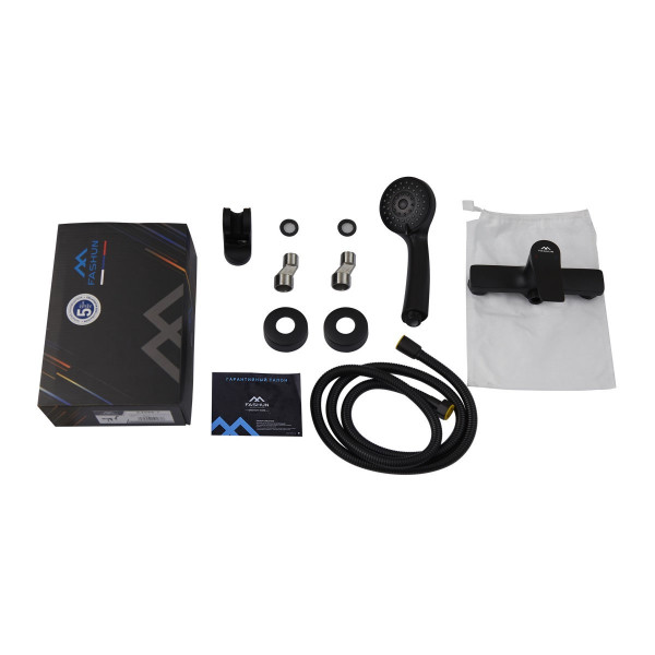 Смеситель для душа FASHUN A2086-7, черный. Фото 3