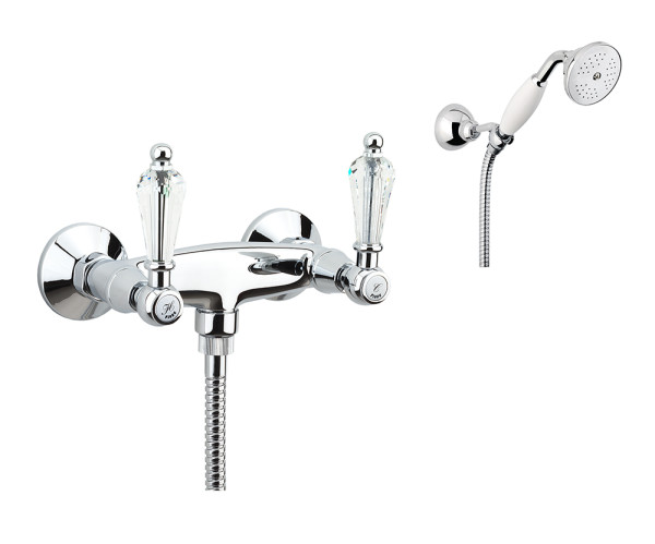 Смеситель для душа Fiore GIOIELLI (SWAROVSKI®) 08CR0602, хром. Фото 1