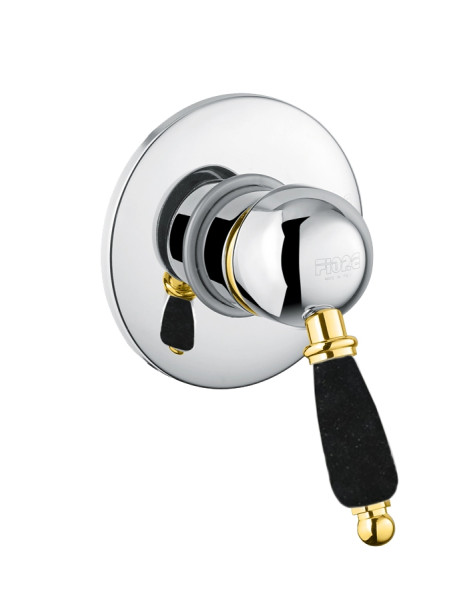 Смеситель для душа Fiore IMPERIAL BLACK 89CO5130, хром/золото. Фото 1