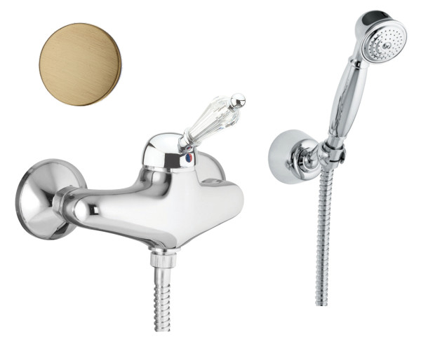 Смеситель для душа Fiore IMPERIAL- SKY  (SWAROVSKI®) 82ZZ5127, бронза. Фото 1