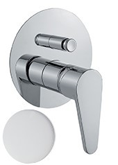 Смеситель для душа Fiore KERA 88BB7506, белый. Фото 1