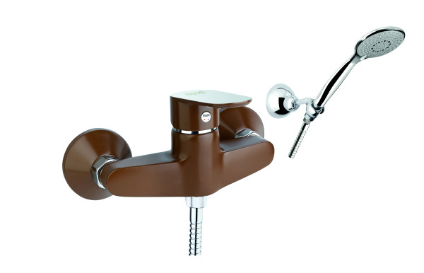 Смеситель для душа Fiore KEVON CHIC 81MX6510, хром/коричневый. Фото 1