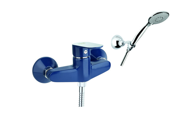 Смеситель для душа Fiore KEVON CHIC 81TX6510, хром/синий. Фото 1