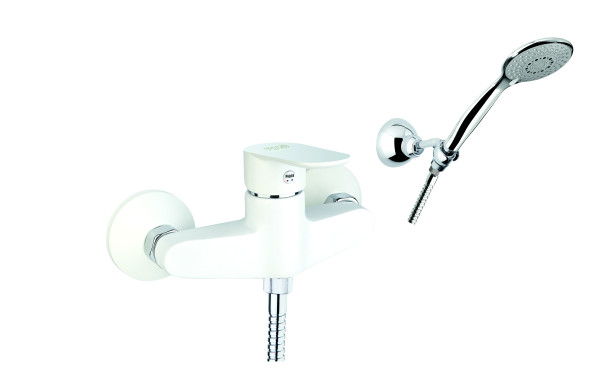 Смеситель для душа Fiore KEVON CHIC 81WX6510, хром/белый. Фото 1