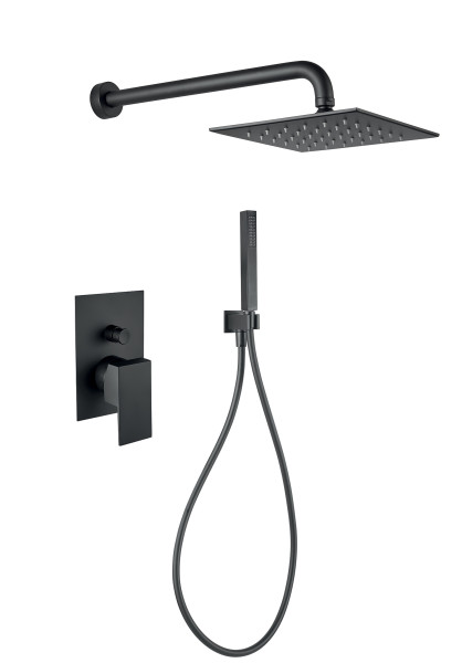 Смеситель для душа Fiore Kube 100NN7553, черный. Фото 1