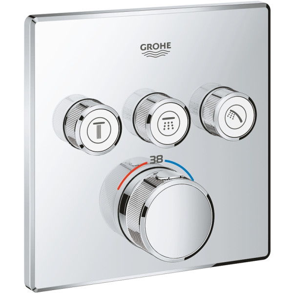 Смеситель для душа Grohe Grohtherm SmartControl с термостатом Хром (29126000). Фото 1
