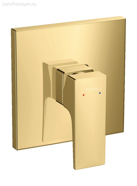 Смеситель для душа Metropol, однорычажный, СМ, полированное золото Hansgrohe 32565990. Фото 1