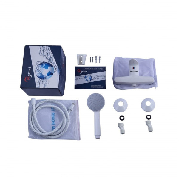 Смеситель для душа Plstart PL2005-8, белый. Фото 3