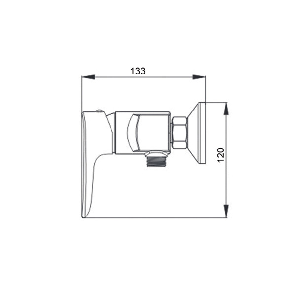 Смеситель для душа Raiber Nova R2501. Фото 2