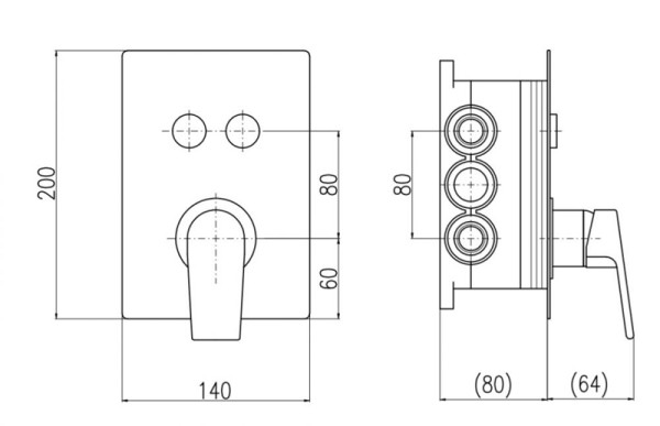 Смеситель для душа Rav Slezak Colorado CO286BOX. Фото 3