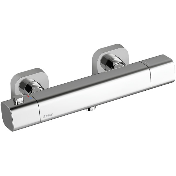 Смеситель для душа Ravak 10° Free TD F 033.00/150 с термостатом Хром (X070140). Фото 1