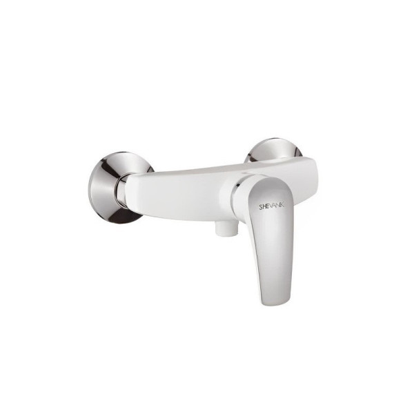 Смеситель для душа Shevanik S5016F, белый/хром. Фото 1