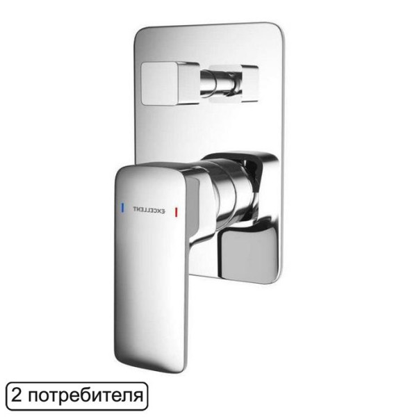 Смеситель для душа скрытого монтажа EXCELLENT Keria AREX.2045CR (хром). Фото 1