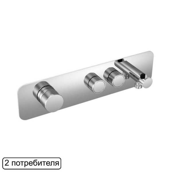 Смеситель для душа скрытого монтажа EXCELLENT Krotos AREX.8035CR (хром). Фото 1