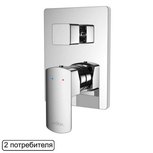 Смеситель для душа скрытого монтажа EXCELLENT Pride AREX.4045CR (хром). Фото 1