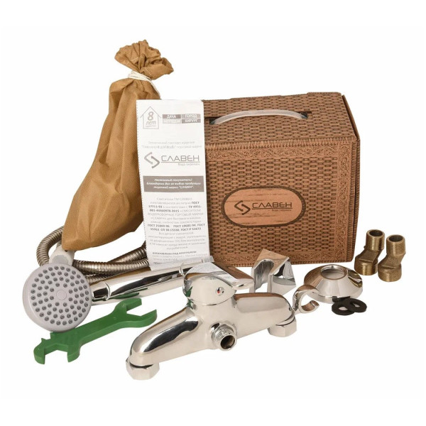 Смеситель для душа Славен СЛ-ОД-В40, хром. Фото 4