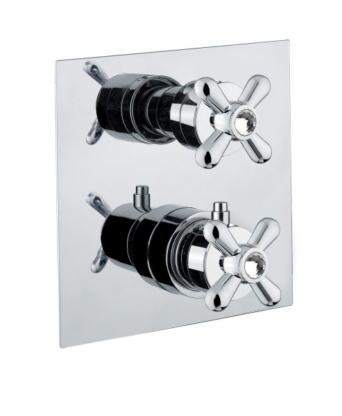 Смеситель для душа (термостат) Fiore MARGOT SKY (SWAROVSKI®) 01CR0936, хром. Фото 1