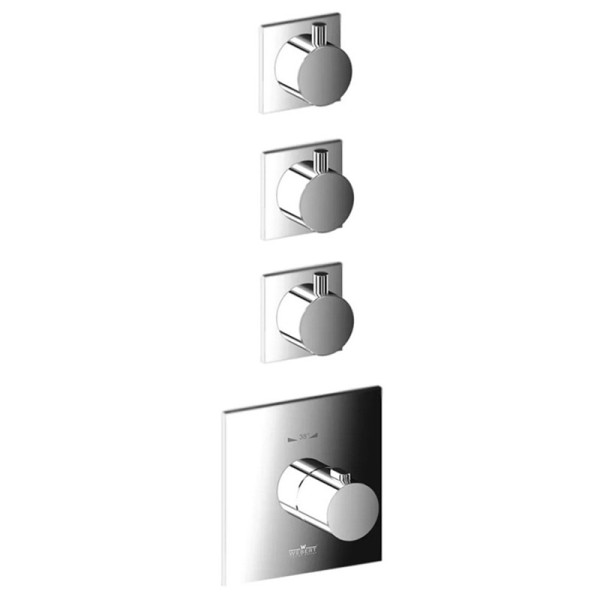 Смеситель для душа встраиваемый с термостатом Webert Elio EL971502015, хром. Фото 1