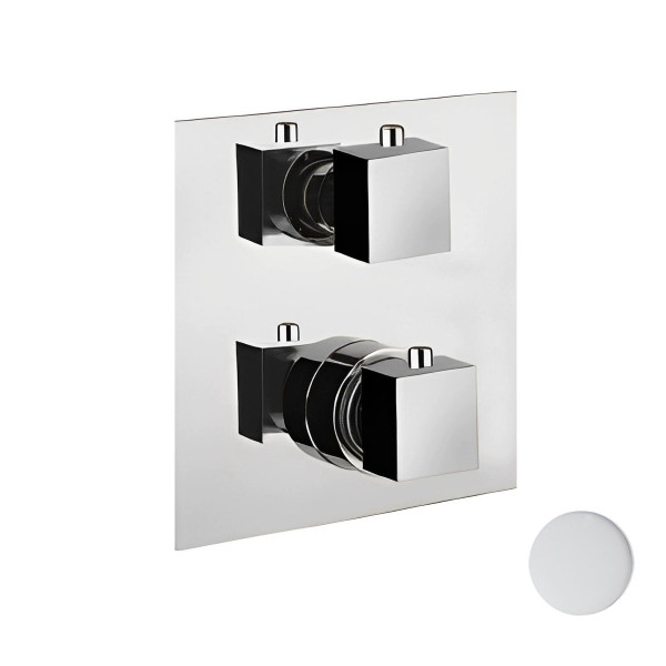 Смеситель для душа встраиваемый с термостатом Webert Pegaso PE970903740, белый. Фото 1