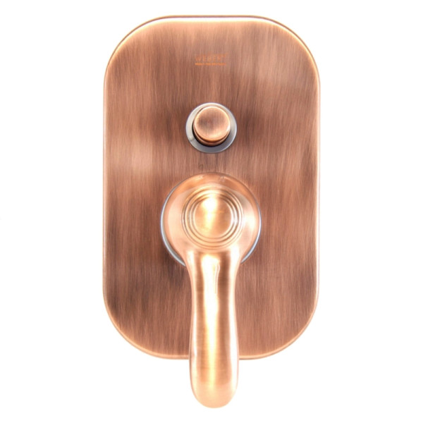 Смеситель для душа встраиваемый Webert Aurora AU860101060, медь. Фото 3