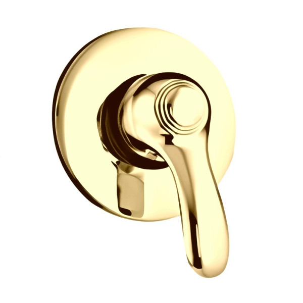 Смеситель для душа встраиваемый Webert Aurora AU880101010, золото. Фото 1