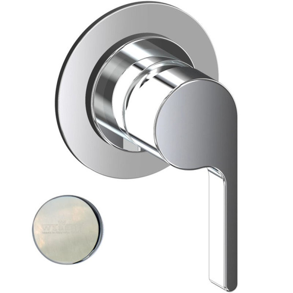 Смеситель для душа встраиваемый Webert DoReMi DR880101345, никель. Фото 1