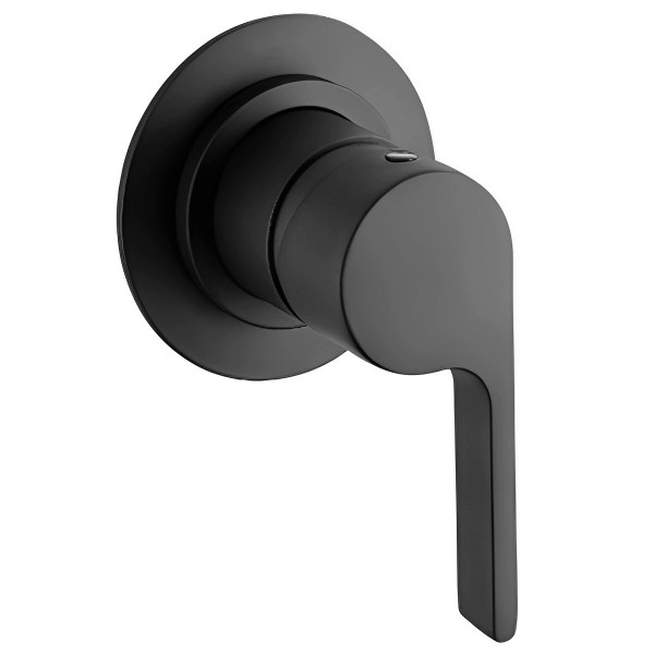 Смеситель для душа встраиваемый Webert DoReMi DR880101560, черный. Фото 1