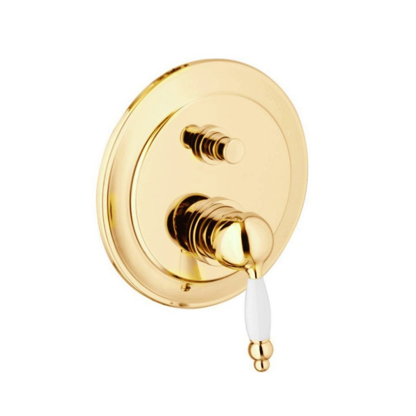 Смеситель для душа встраиваемый Webert Dorian DO860101010, золото. Фото 1