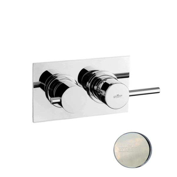 Смеситель для душа встраиваемый Webert Elio EL860101345, никель. Фото 1