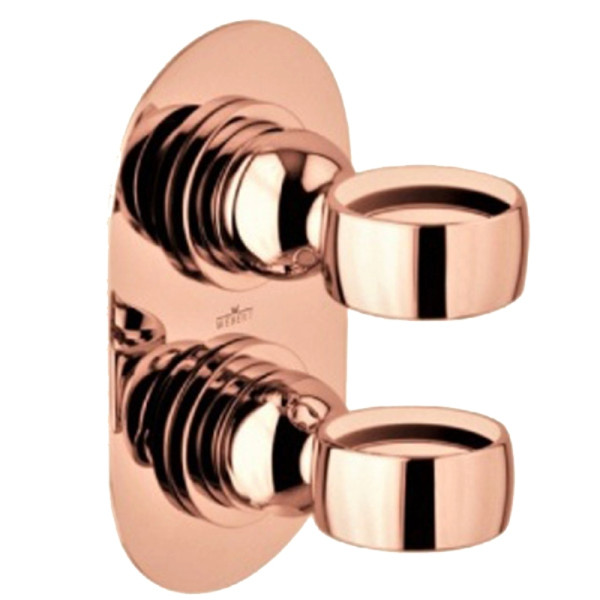 Смеситель для душа встраиваемый Webert Opera OA860101980, розовое золото. Фото 1