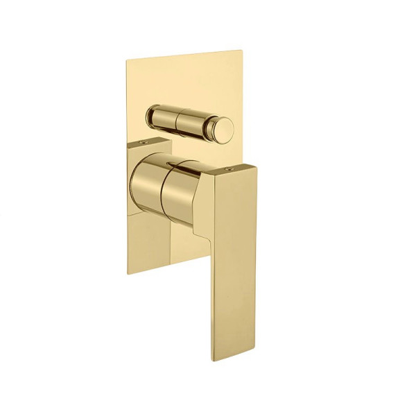 Смеситель для душа встраиваемый Webert Pegaso PE860101010, золото. Фото 1