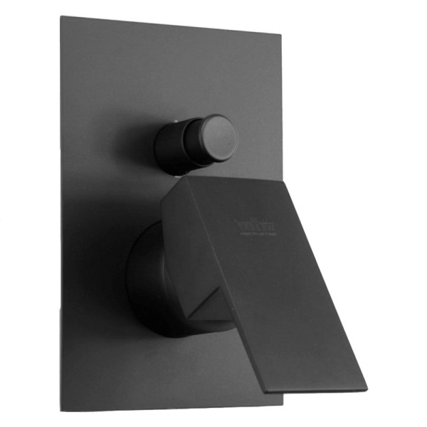 Смеситель для душа встраиваемый Webert Pegaso PE860101560, черный. Фото 1