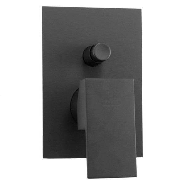 Смеситель для душа встраиваемый Webert Pegaso PE860101560, черный. Фото 3