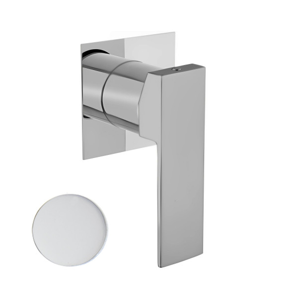 Смеситель для душа встраиваемый Webert Pegaso PE880101740, белый. Фото 1