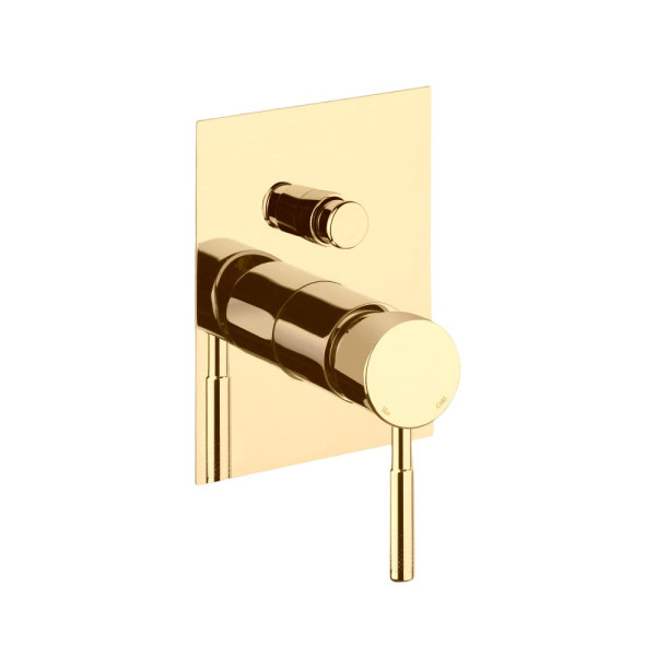 Смеситель для душа встраиваемый Webert Rimini RI860101010, золото. Фото 1