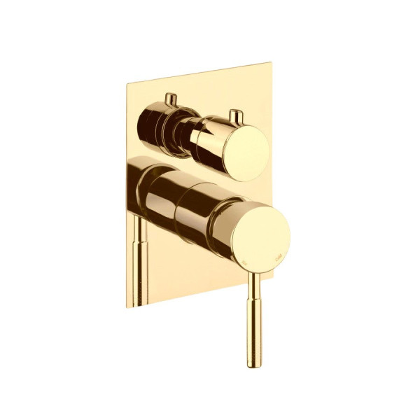 Смеситель для душа встраиваемый Webert Rimini RI880601010, золото. Фото 1