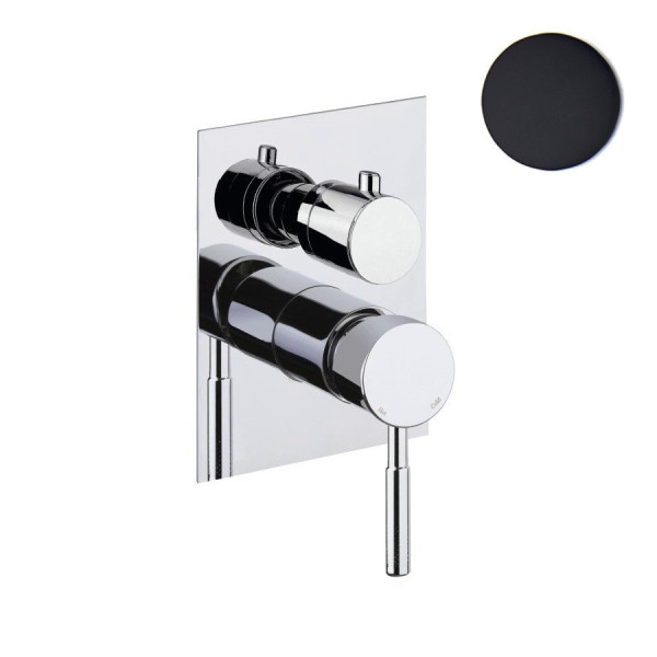 Смеситель для душа встраиваемый Webert Rimini RI880601560, черный. Фото 1