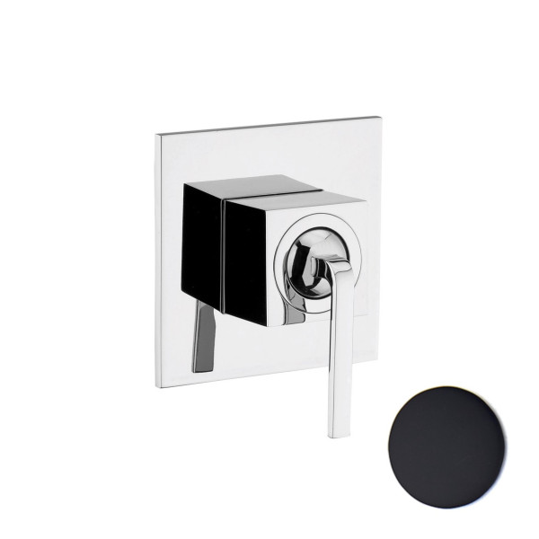 Смеситель для душа встраиваемый Webert Wolo WO880101564, хром/черный. Фото 1